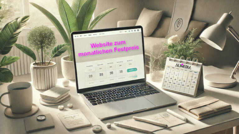 Website zum monatlichen Festpreis